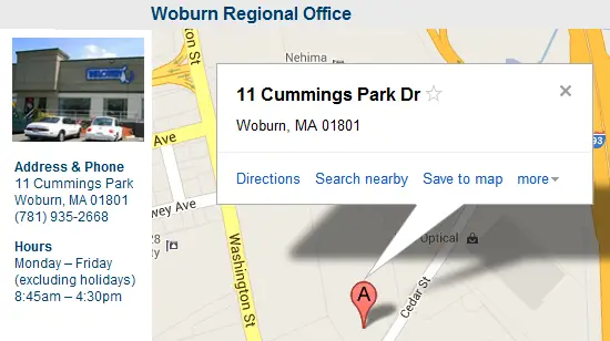 Woburn Regional Office