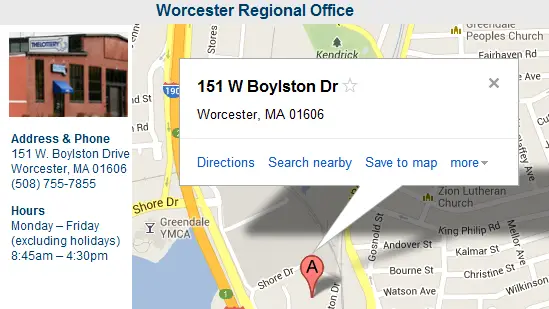 Worcester Regional Office